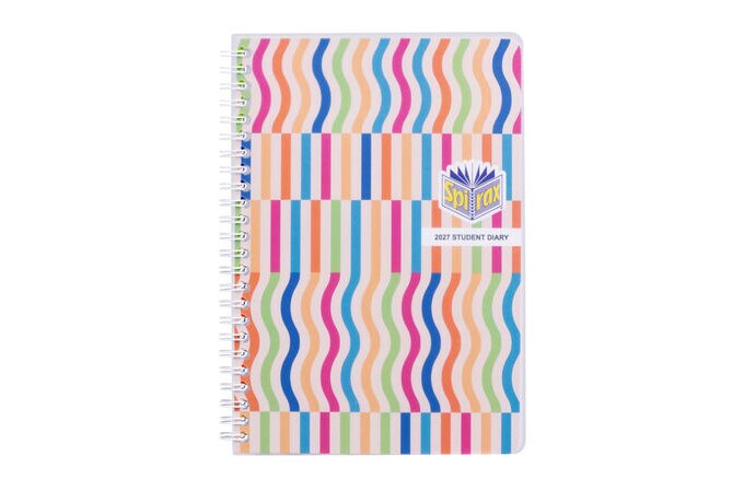 Spirax 2027 Student Diary 57PS25 A5 Spiral Bound WTV