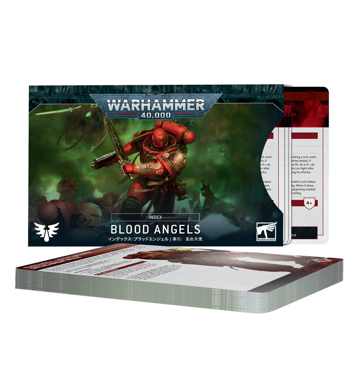 Index Cards: Blood Angels (Warhammer 40000)