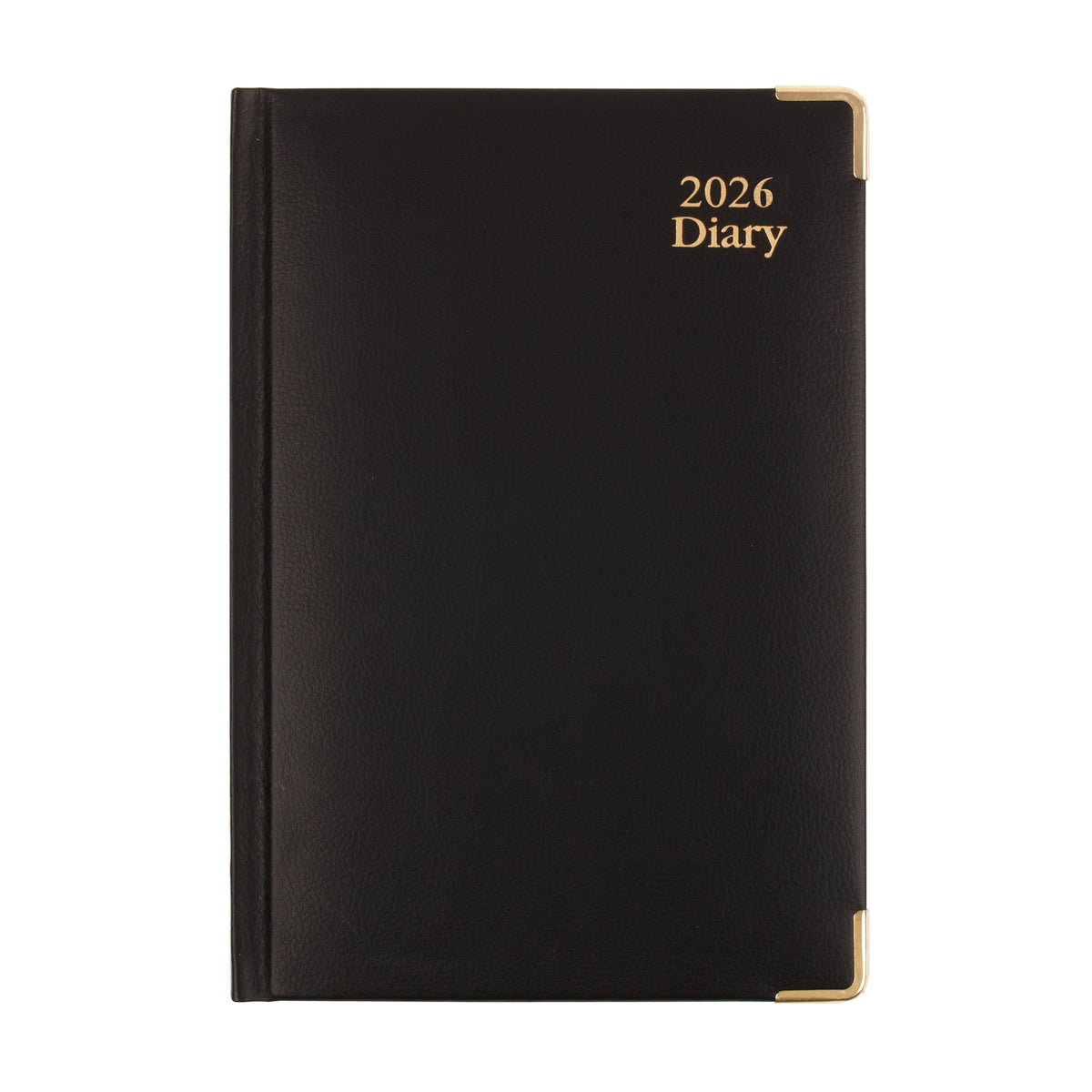 Dats 2026 Calendar Year Diary - Office Elite 72101 A5 DTP Black