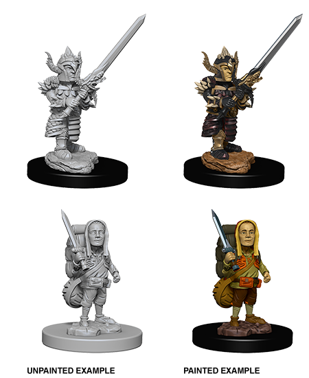 D&D - Male Halfling Fighter (Nolzurs Marvelous Unpainted Miniatures)