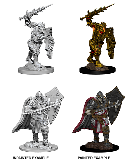 D&amp;D - Death Knight &amp; Helmed Horror (Nolzurs Marvelous Unpainted Miniatures)