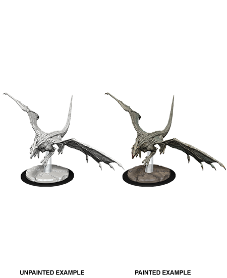 D&amp;D - Young White Dragon (Nolzurs Marvelous Unpainted Miniatures)