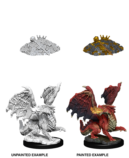 D&amp;D - Red Dragon Wyrmling (Nolzurs Marvelous Unpainted Miniatures)