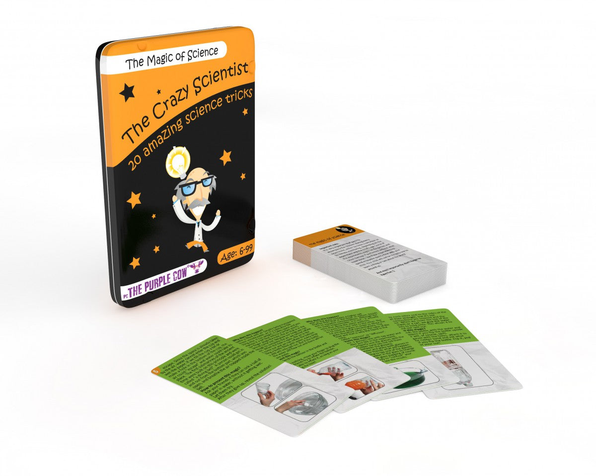 The Magic of Science - The Crazy Scientist Science Tricks [The Purple Cow]