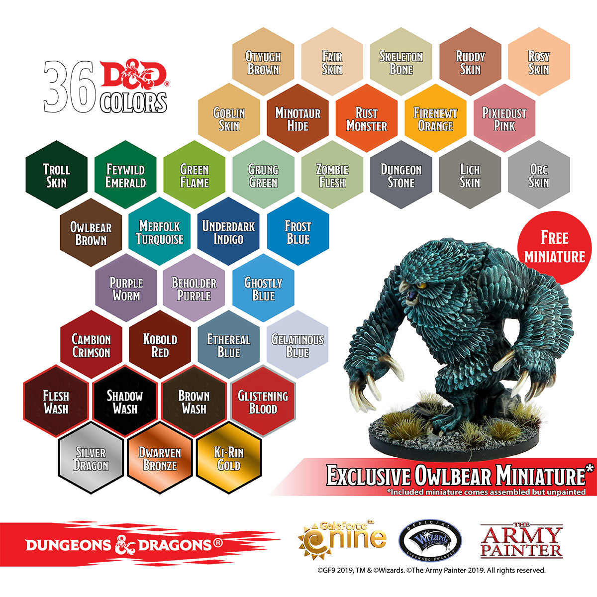 Monsters Paint Set (D&amp;D Nolzurs Marvelous Pigments)