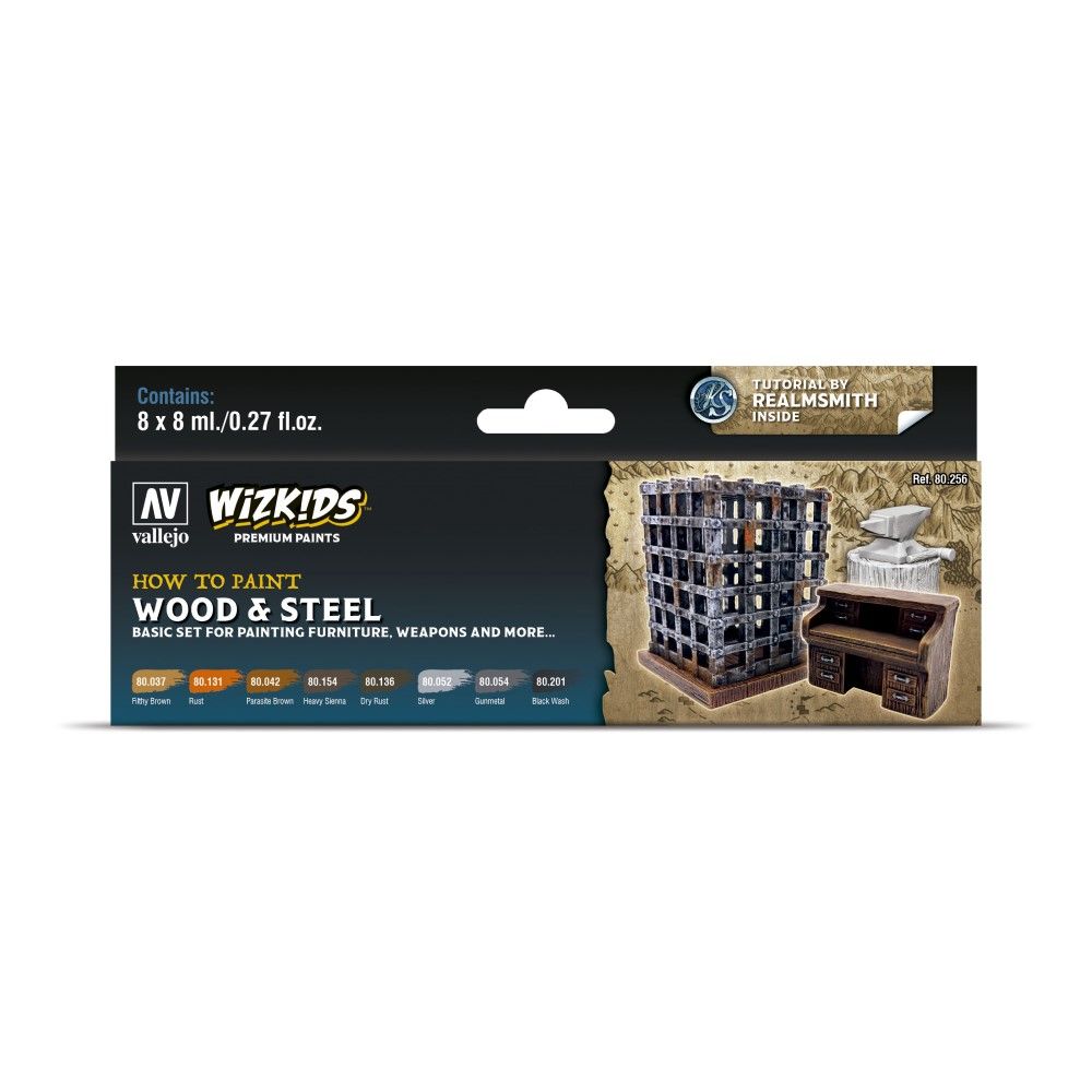 Wood &amp; Steel (WizKids Premium Paint Set)