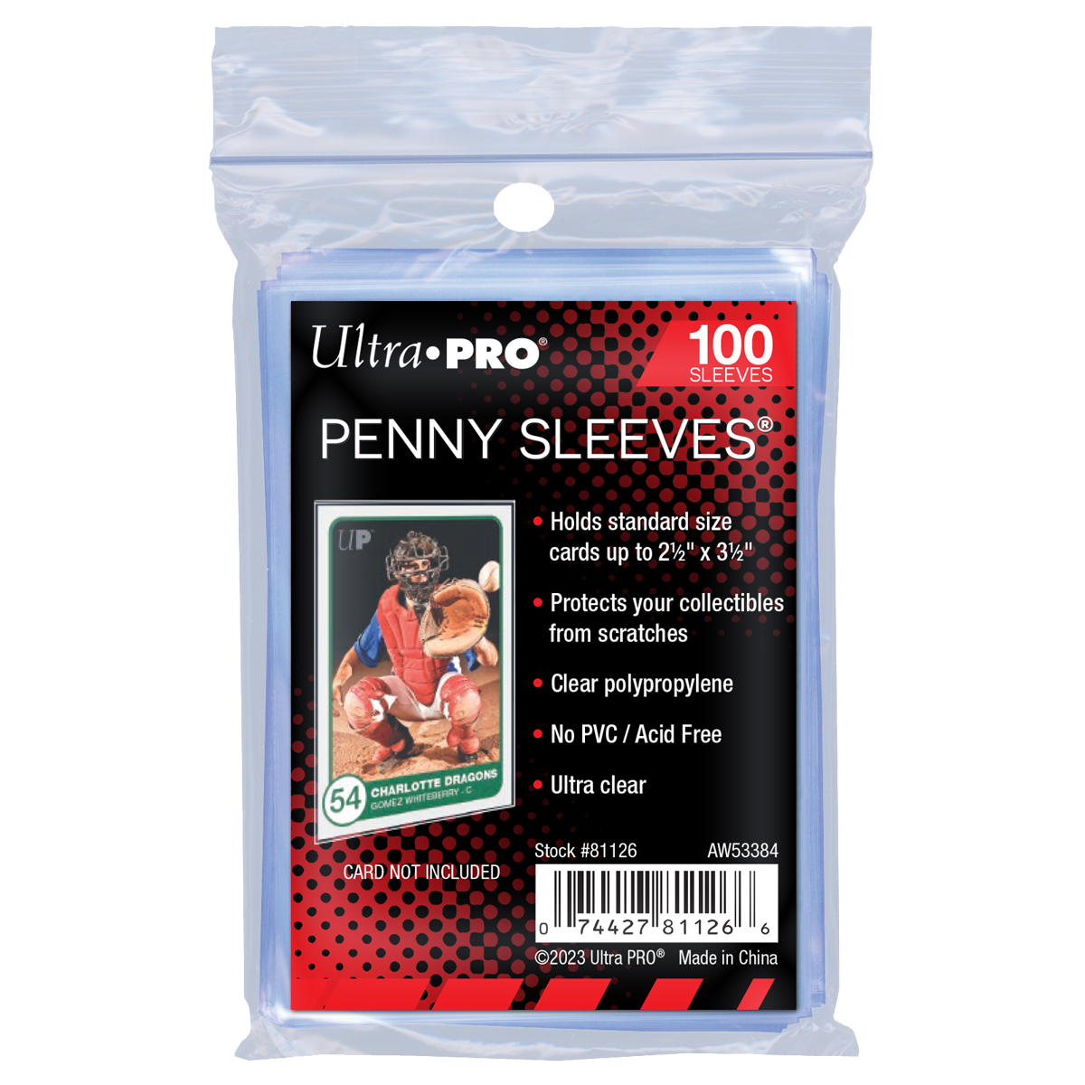 Ultra PRO Soft Card Sleeves &quot;Penny Sleeves&quot; (100/pack)