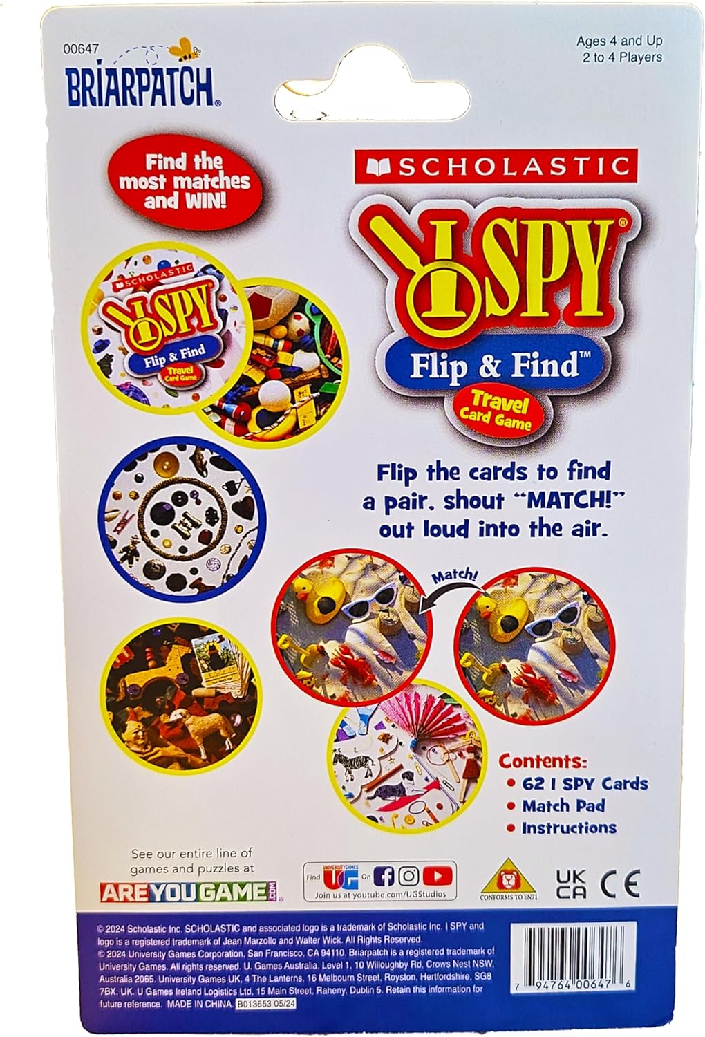 I Spy - Flip & Find Travel Card Game [U.Games]