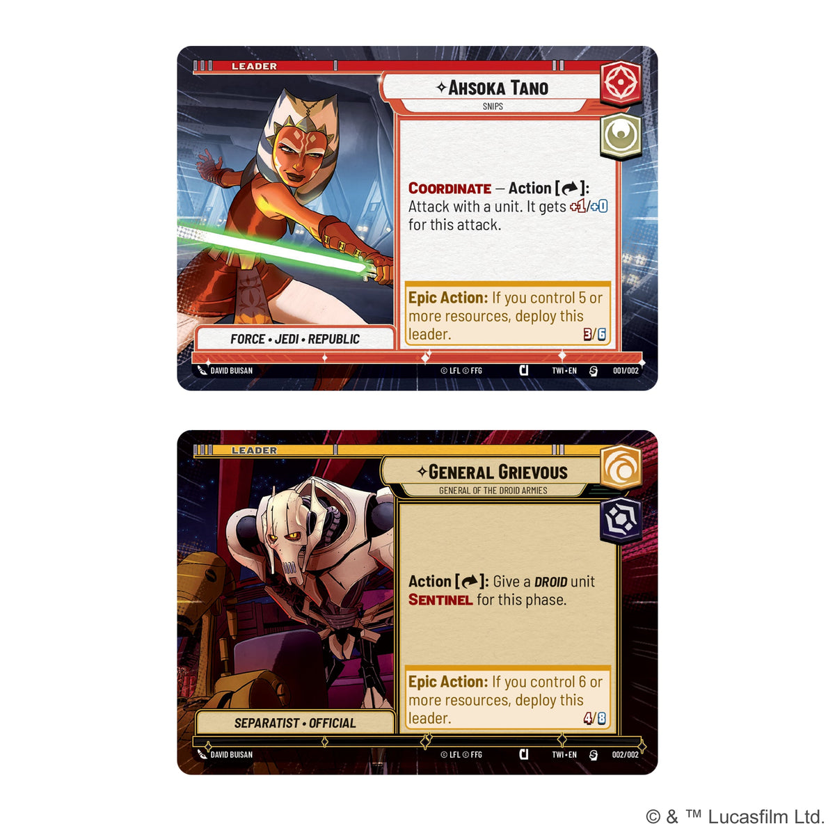 Star Wars Unlimited: Twilight of the Republic - Two-Player Starter Decks