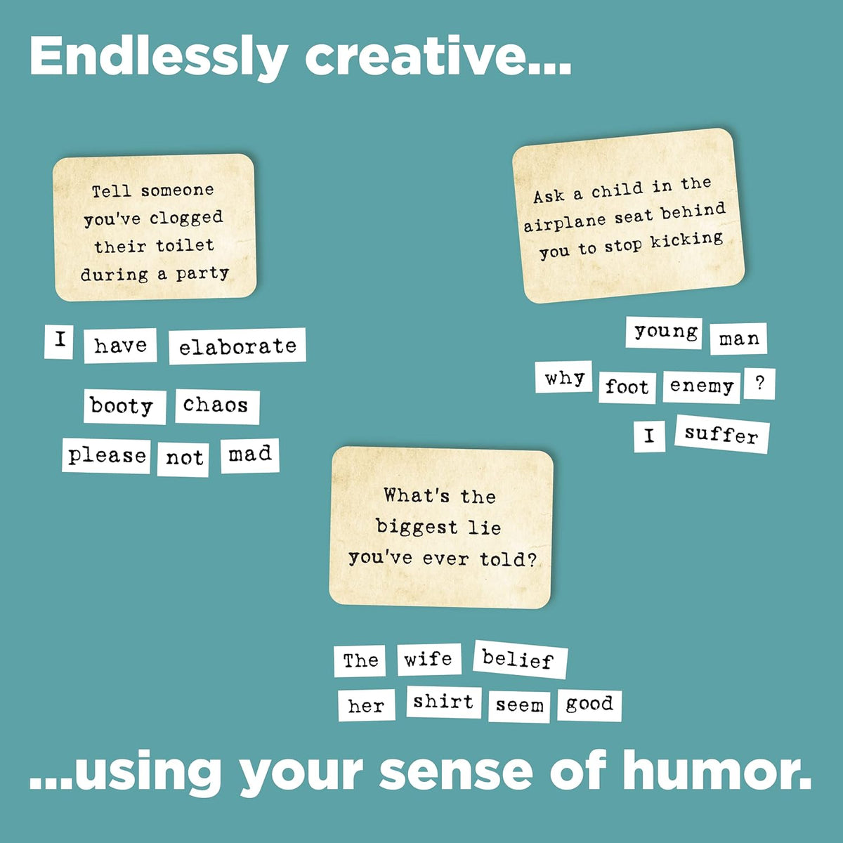 Ransom Notes - The Ridiculous Word Magnet Game