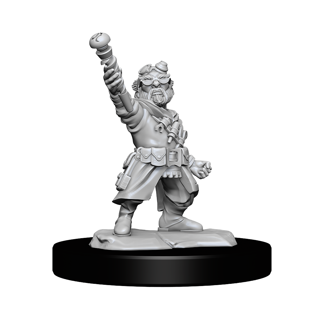 D&amp;D - Gnome Artificer Male (Nolzurs Marvelous Unpainted Miniatures)