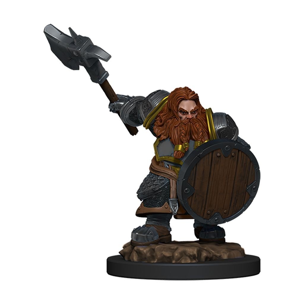 D&D - Dwarf Fighter Male (Premium Painted Figures)