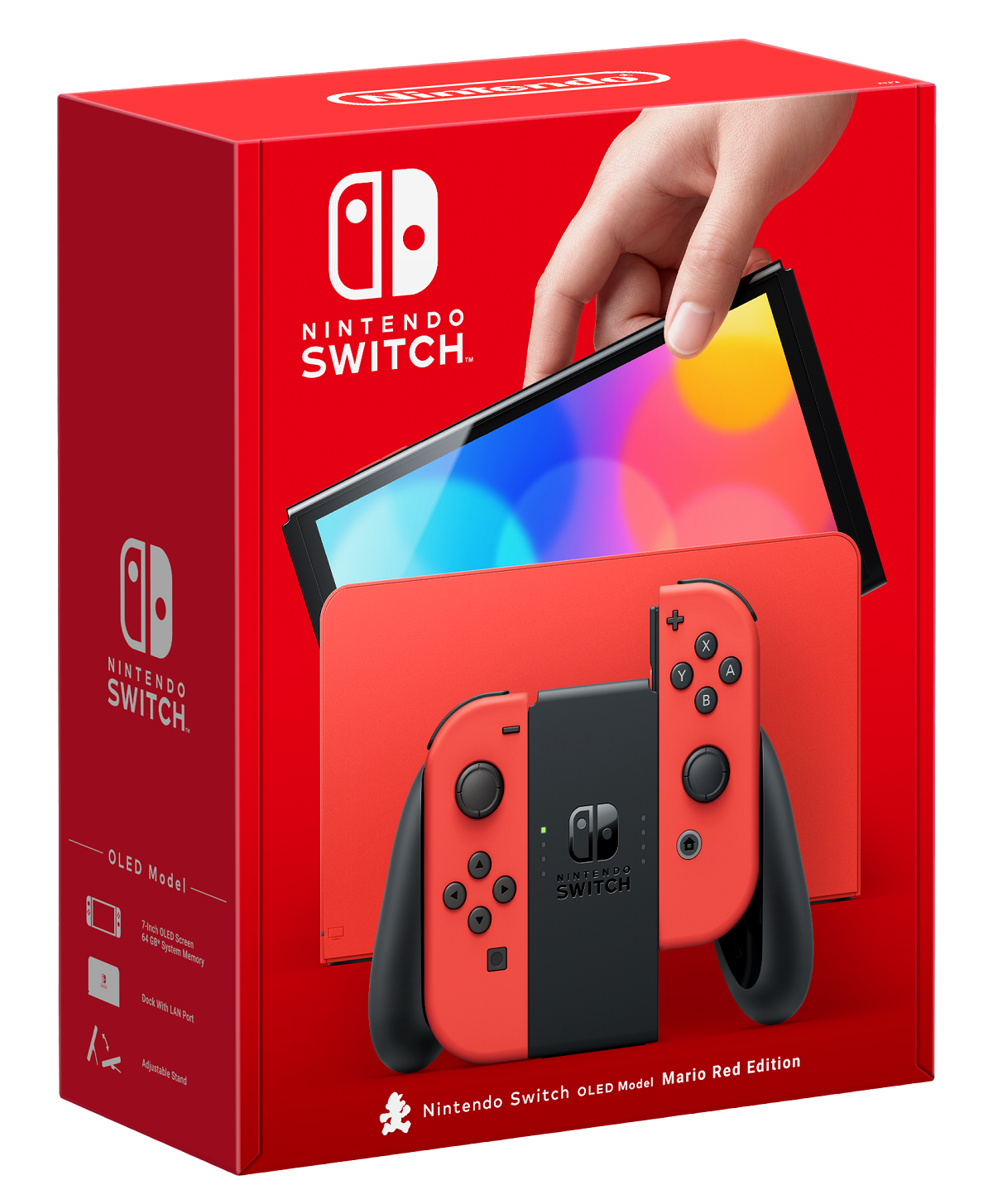 Nintendo Switch Console (OLED Model) - Mario Red Edition