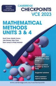 Cambridge Checkpoints VCE Mathematical Methods Units 3&amp;4 2024