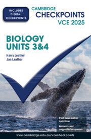 Cambridge Checkpoints VCE Biology Units 3&amp;4 2025