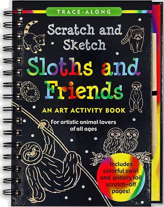 Peter Pauper Scratch &amp; Sketch Sloths &amp;