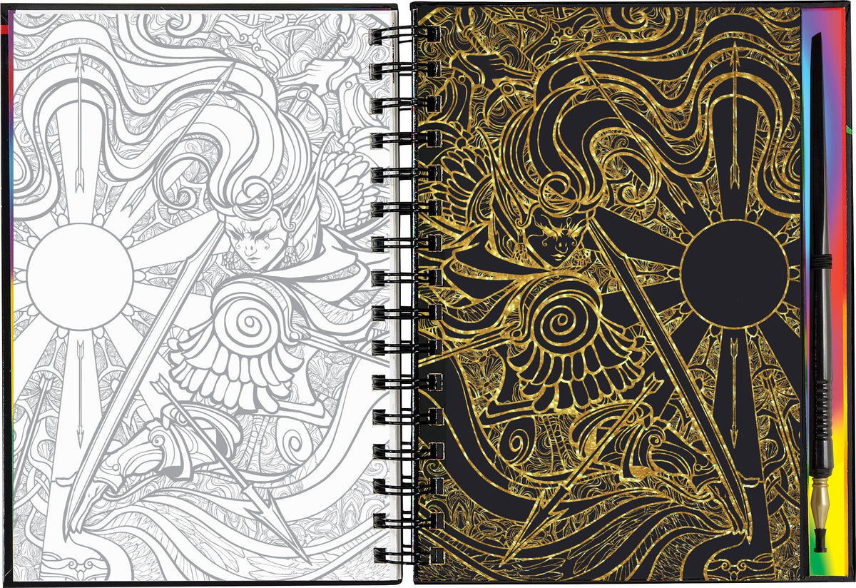 Extreme! Fantasy Art Scratch and Sketch [Peter Pauper Press]