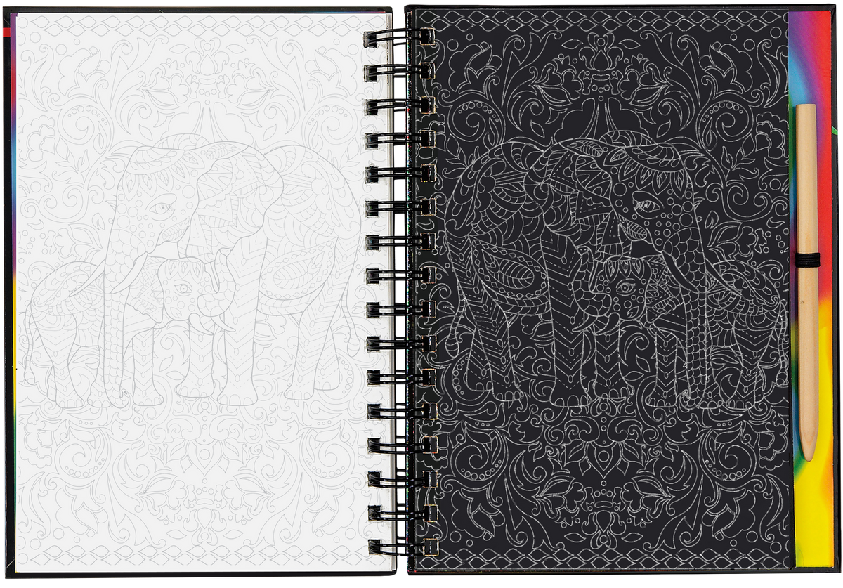 Scratch &amp; Sketch - Extreme! Animals (Peter Pauper Press)