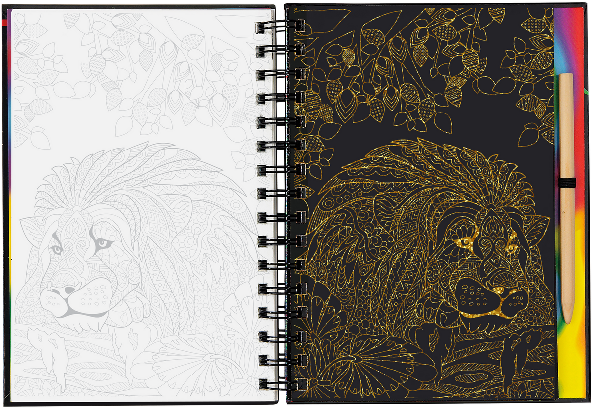 Scratch &amp; Sketch - Extreme! Animals (Peter Pauper Press)