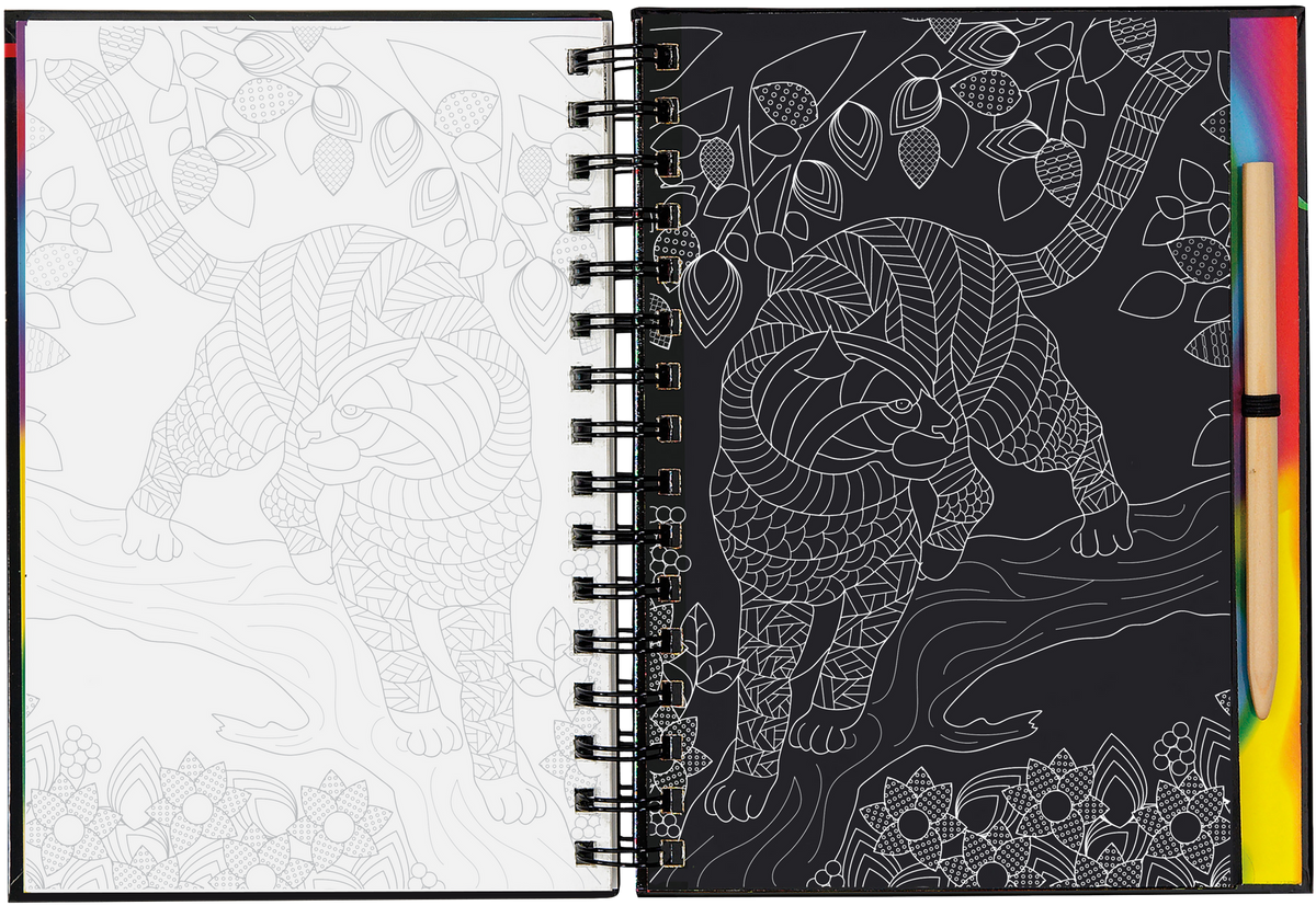 Scratch &amp; Sketch - Extreme! Animals (Peter Pauper Press)