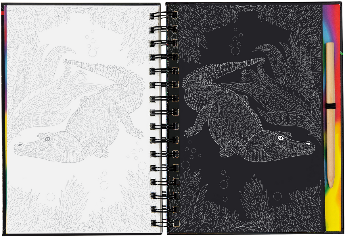 Scratch &amp; Sketch - Extreme! Animals (Peter Pauper Press)
