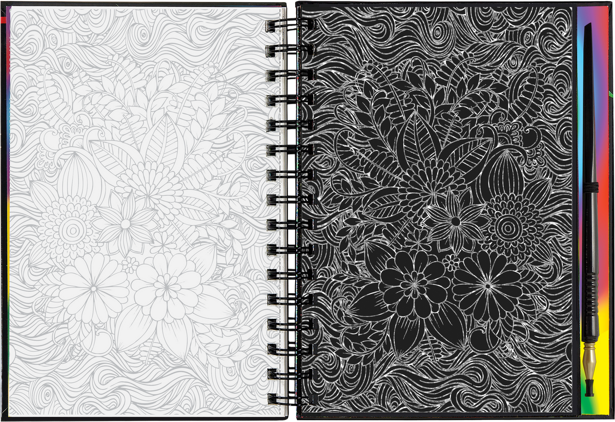 Extreme! Flowers Scratch & Sketch (Peter Pauper Press)