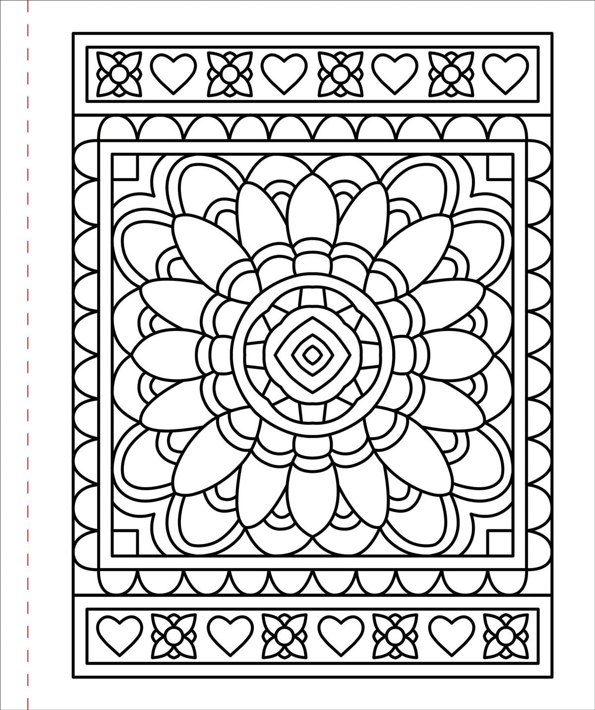 Easy Breezy Large Print Colouring Book - Colour Me Calm [Peter Pauper Press]