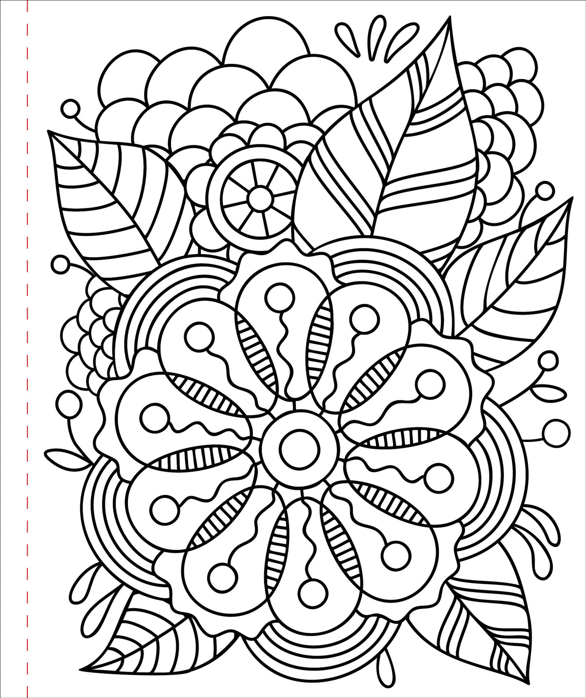 Easy Breezy Large Print Colouring Book - Colour Me Calm [Peter Pauper Press]
