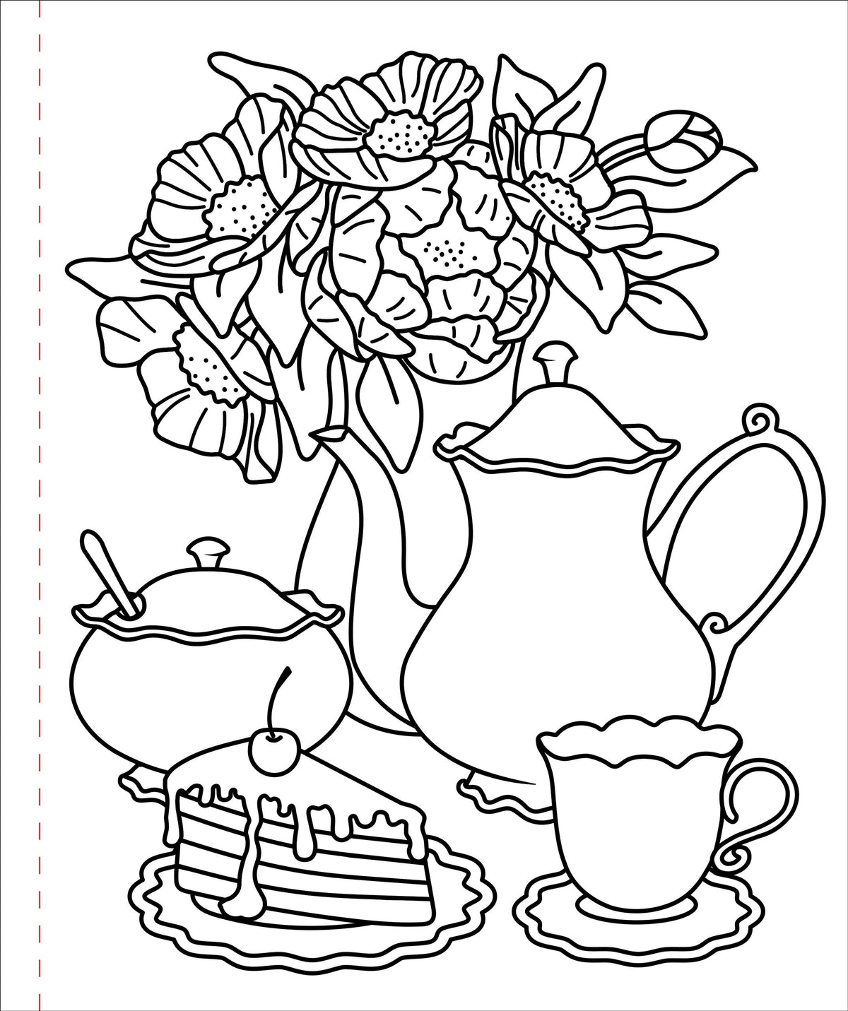 Large Print Colouring Book - Home Sweet Home [Peter Pauper Press]