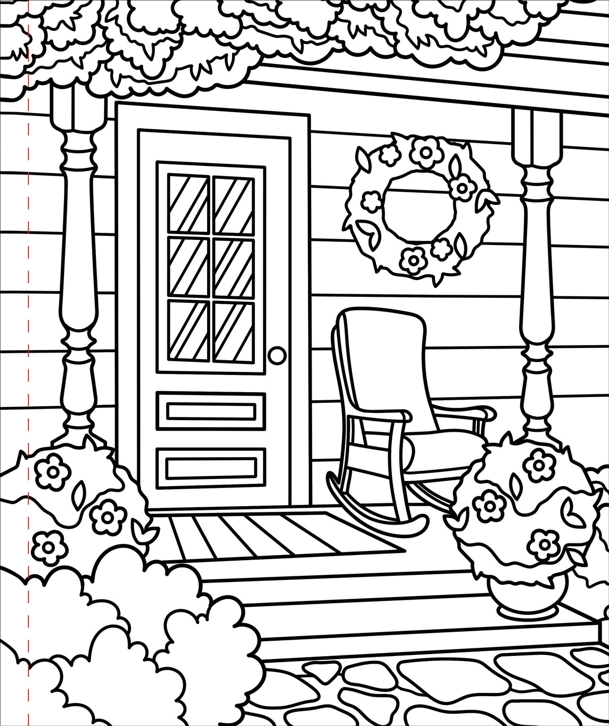 Large Print Colouring Book - Home Sweet Home [Peter Pauper Press]