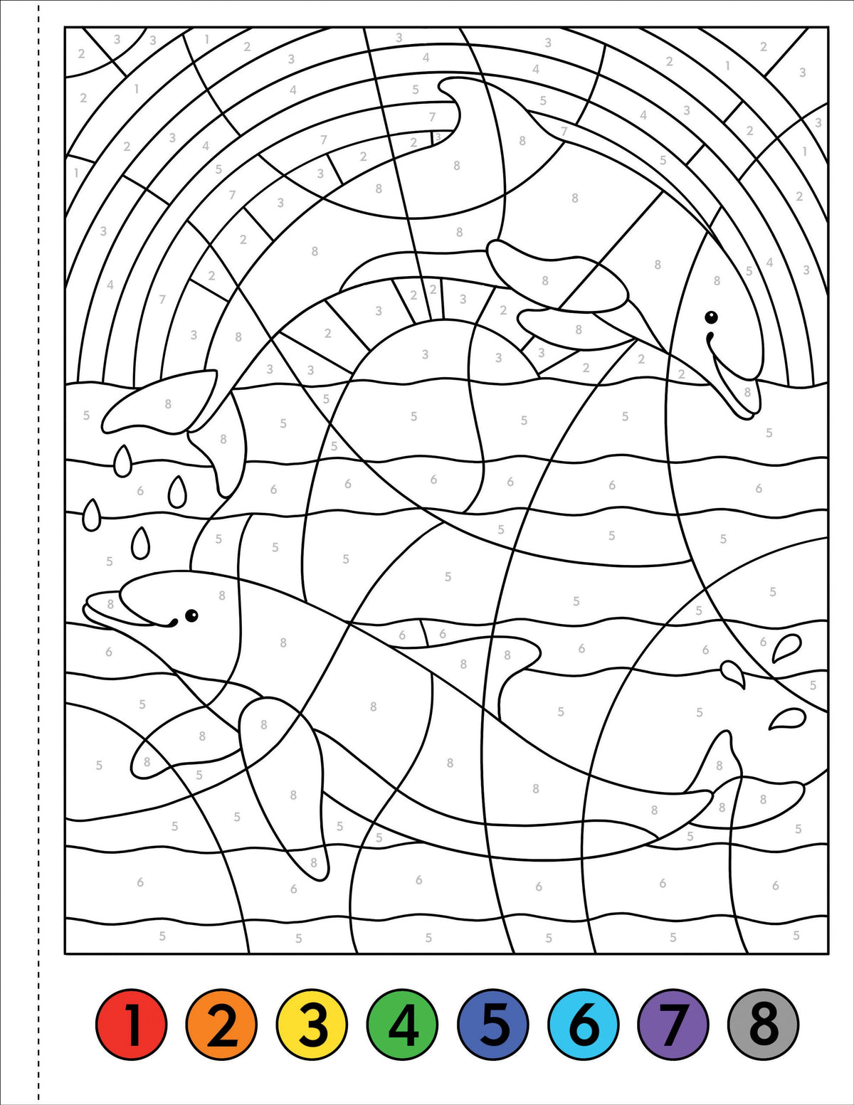 My First Colour-By-Number! Under The Sea [Peter Pauper Press]