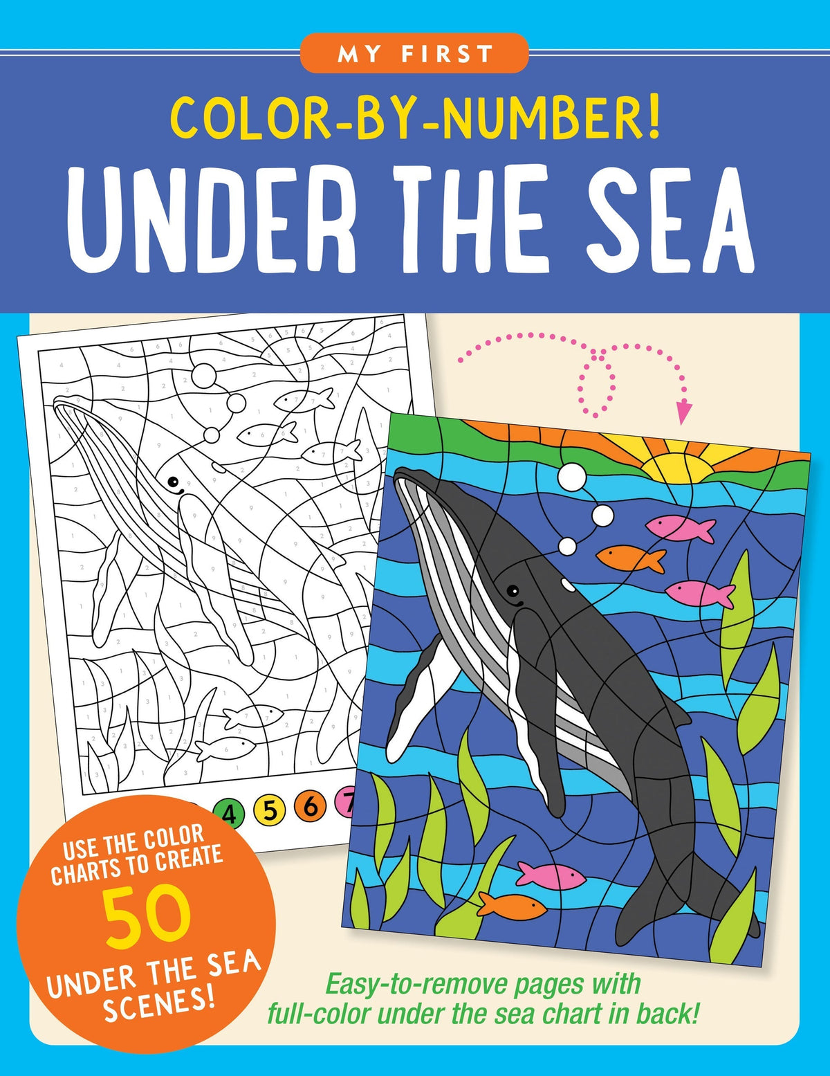 My First Colour-By-Number! Under The Sea [Peter Pauper Press]