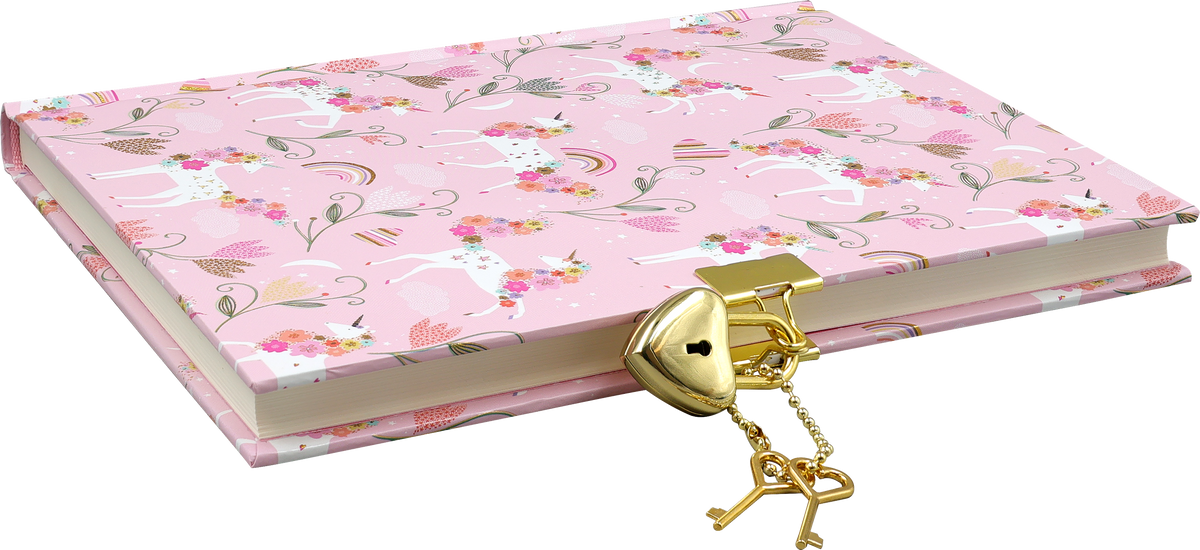 Unicorn Blooms Locking Journal [Peter Pauper Press]