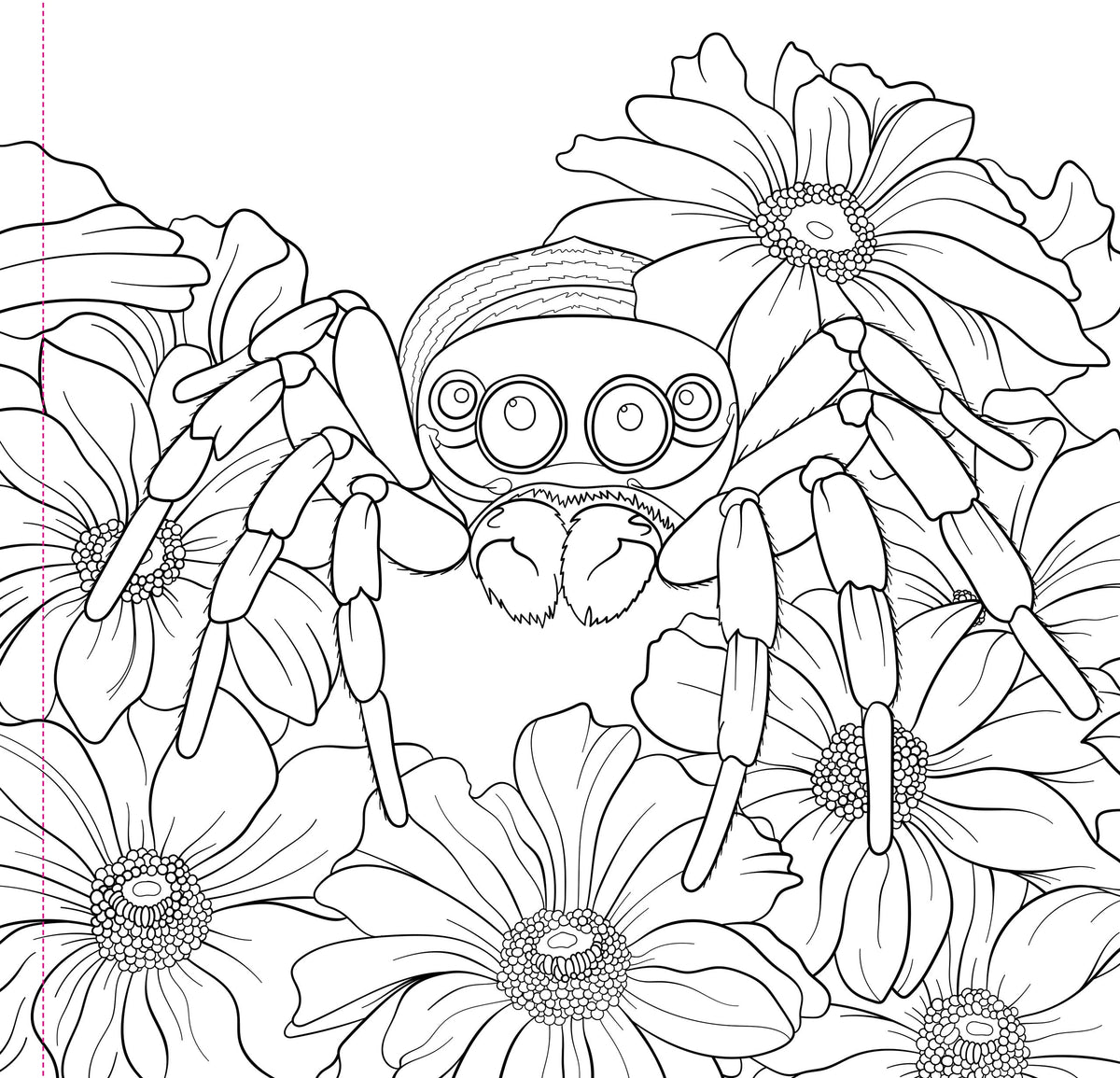 Goth Garden Adult Colouring Book [Peter Pauper Press]