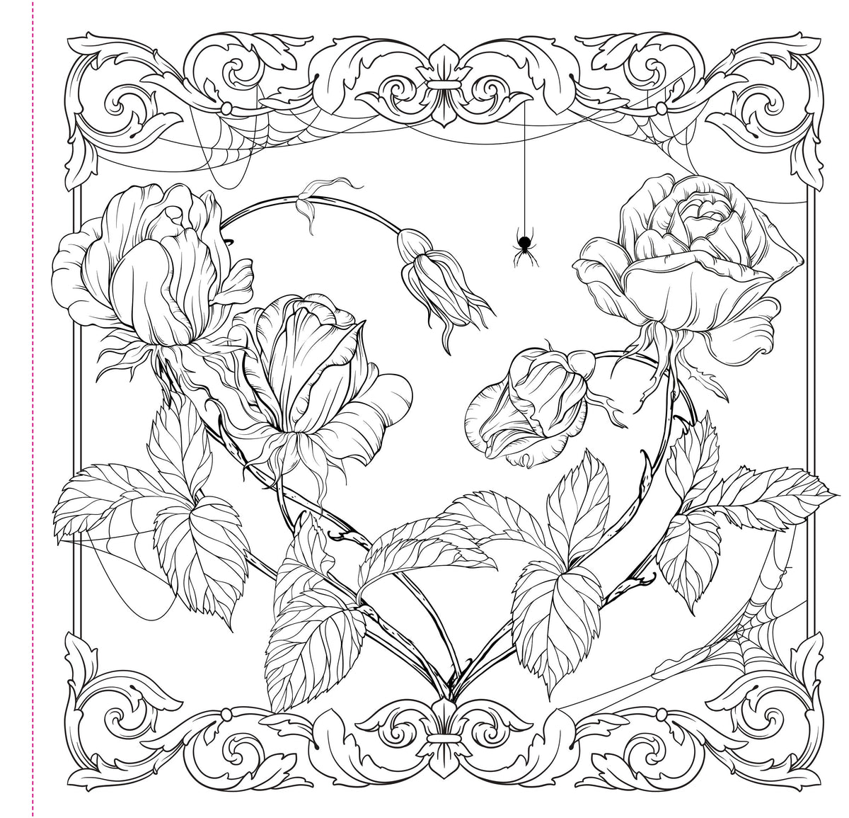 Goth Garden Adult Colouring Book [Peter Pauper Press]