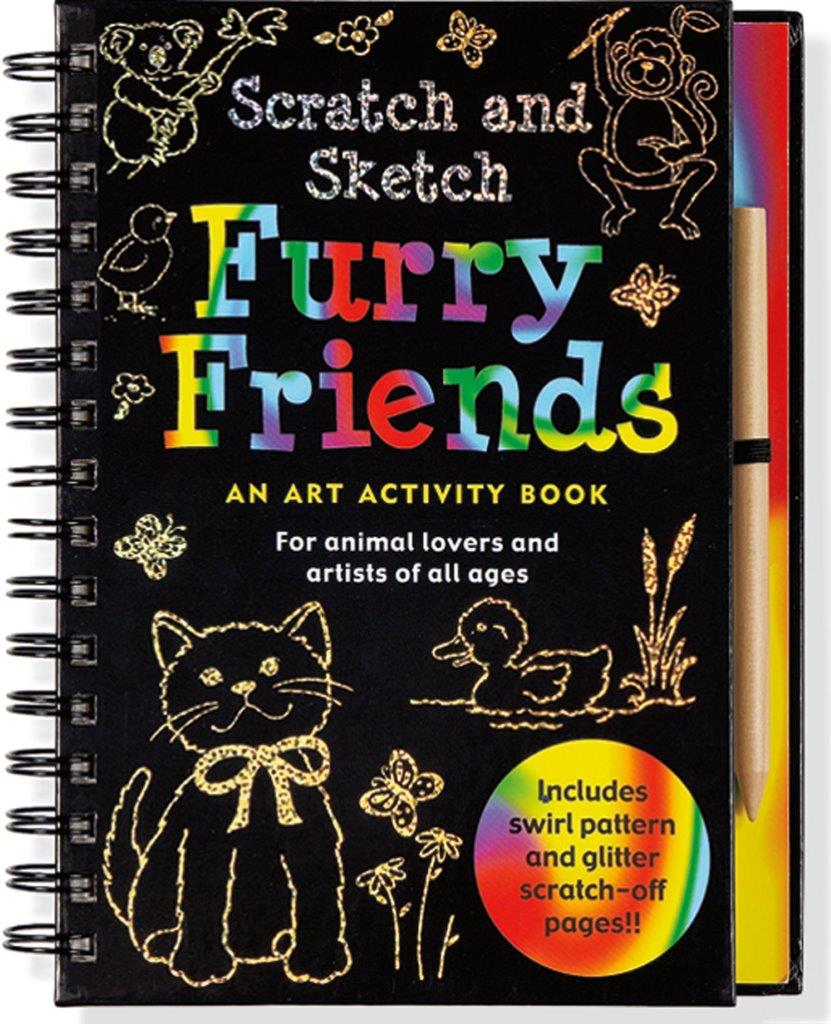 Peter Pauper Scratch &amp; Sketch Furry Friends