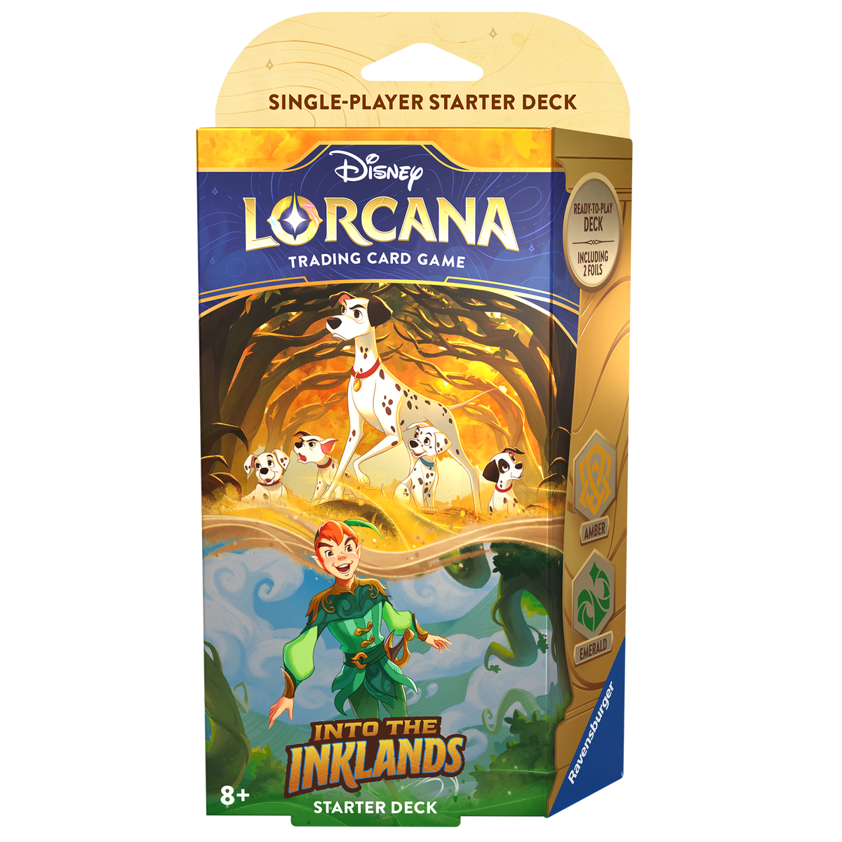 Disney Lorcana TCG: Into The Inklands - Starter Deck (Amber &amp; Emerald)