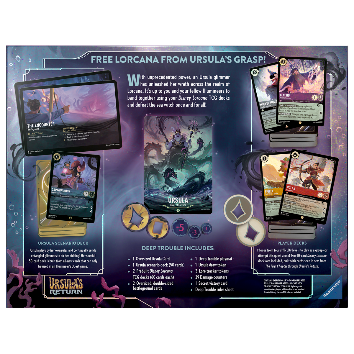 Disney Lorcana TCG - Illumineer's Quest: Deep Trouble
