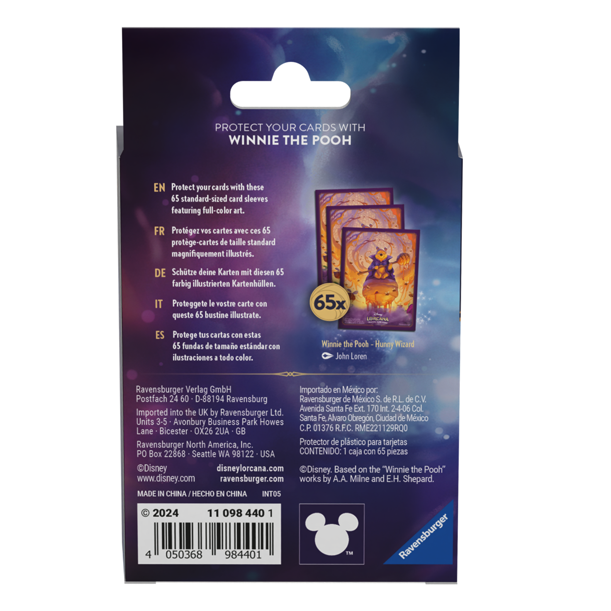 Disney Lorcana TCG: Card Sleeves - Winnie the Pooh