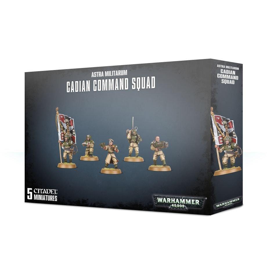 Astra Militarum - Cadian Command Squad (Warhammer 40000) [DAMAGED BOX]