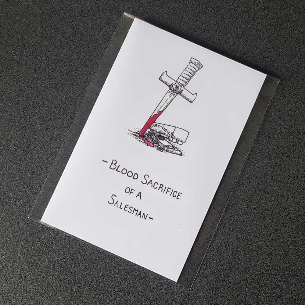 Blood Sacrifice of a Salesman (Mystery Unfolds Puzzle Card)
