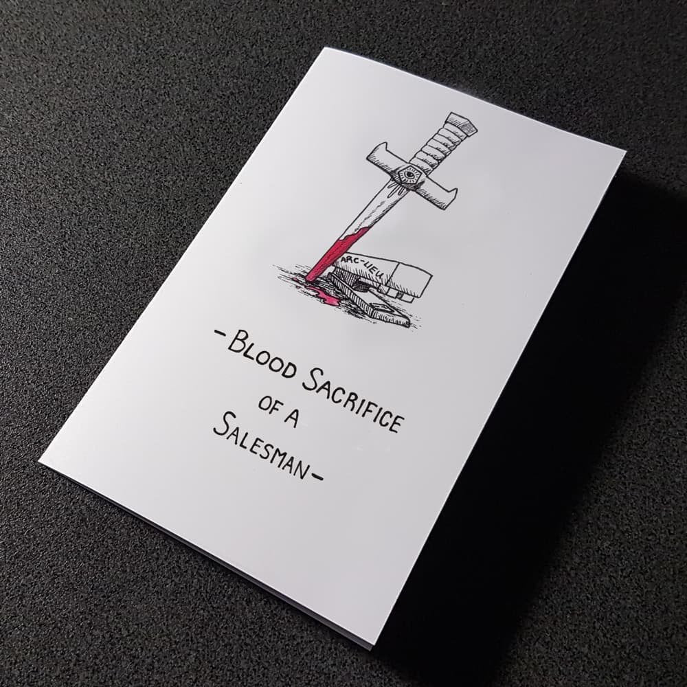 Blood Sacrifice of a Salesman (Mystery Unfolds Puzzle Card)