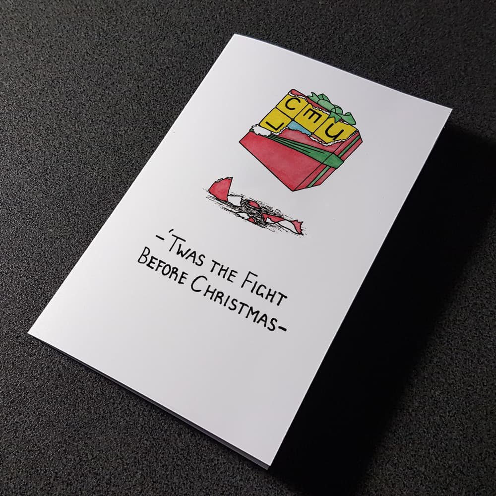 Twas the Fight Before Christmas (Mystery Unfolds Puzzle Card)