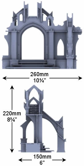 Miniature Scenery - Imperial Ruins Entrance