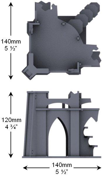 Miniature Scenery - Pantheon Corner