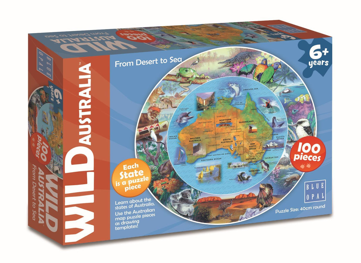 Wild Australia From Desert To Sea 100pc