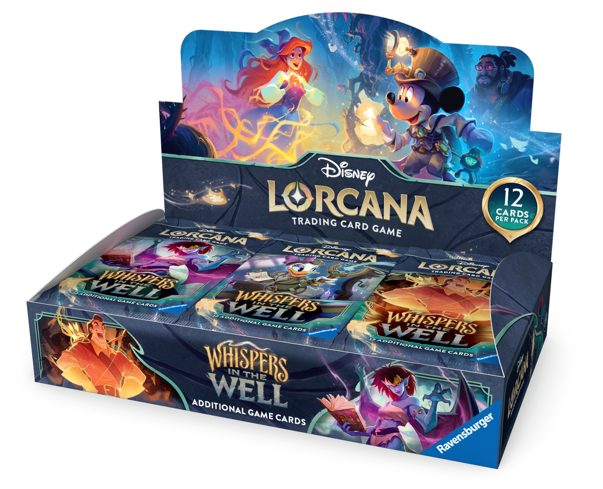 Disney Lorcana TCG: Whispers in the Well - Booster Box (24 Booster Packs)