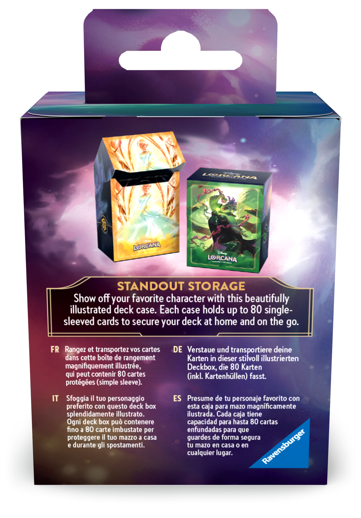 Disney Lorcana TCG: Deck Box - Cinderella, Ballroom Sensation