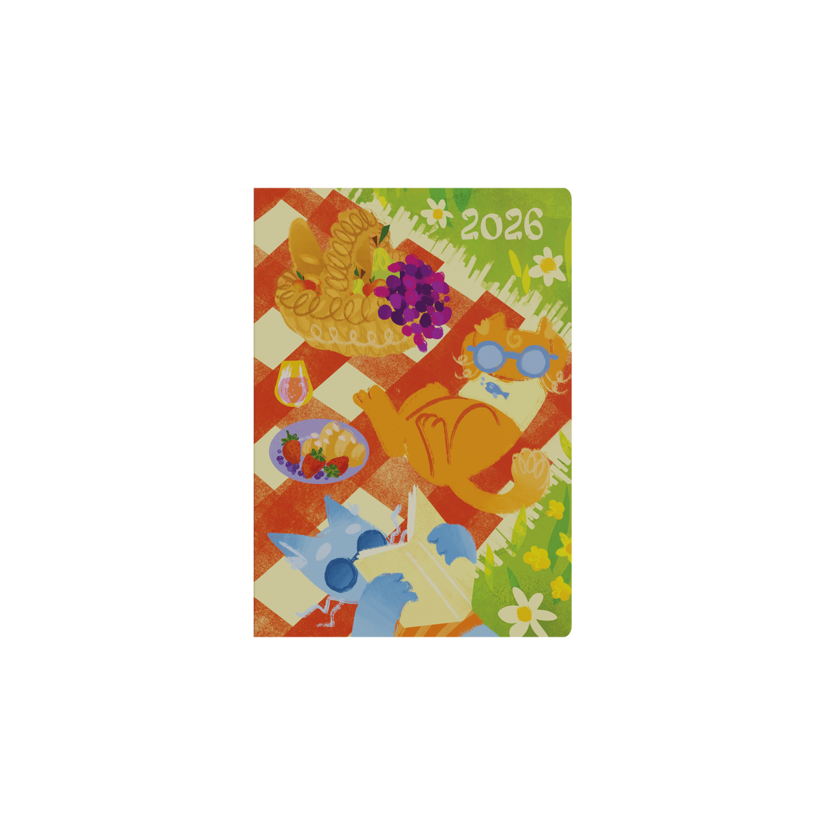 Collins 2026 Calendar Year Diary - Lifestyle GSA Cat A5 Recycled WTV Hard Cover -Picnic