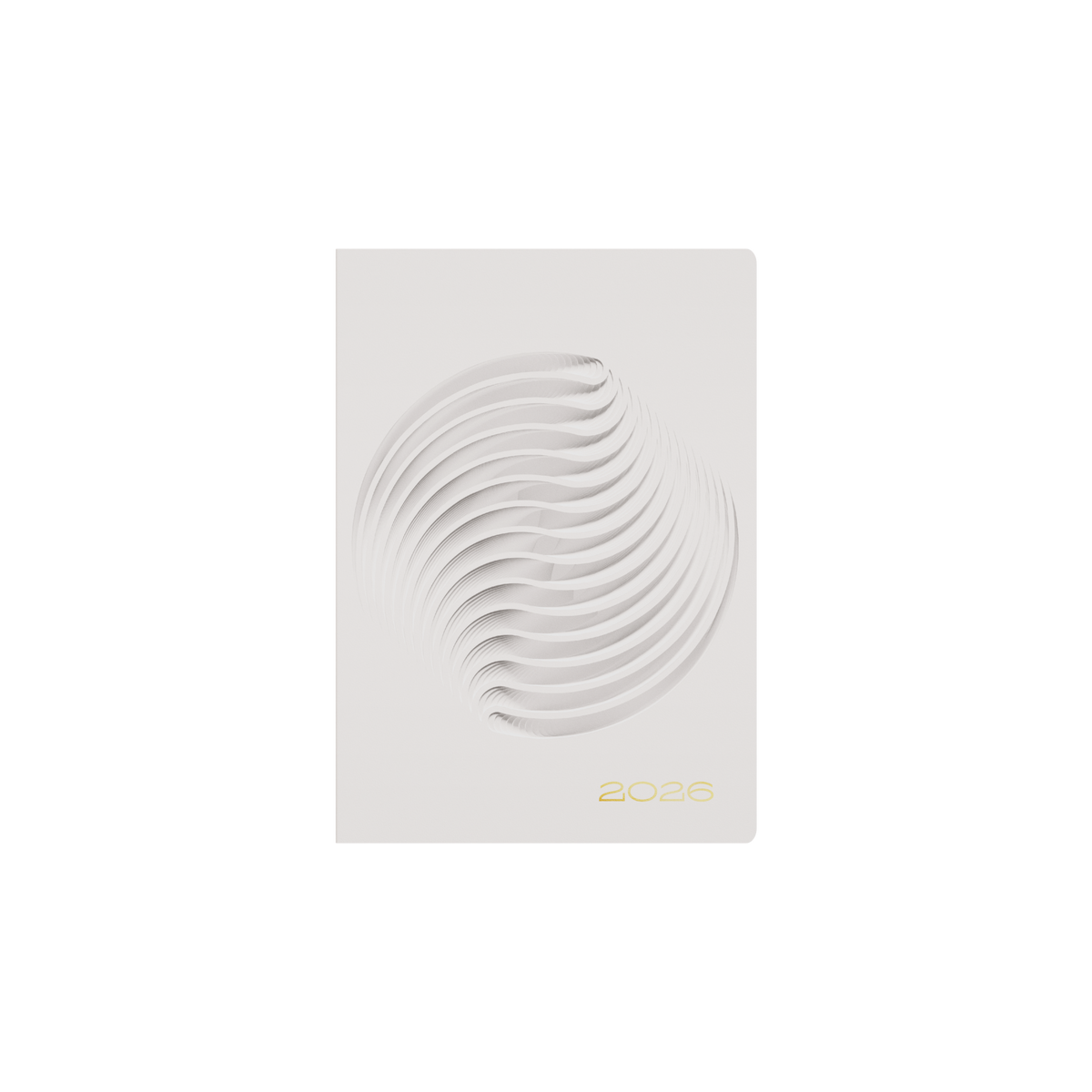 Collins 2026 Calendar Year Diary - Lifestyle Dimensional Surfaces A5 Recycled WTV Hard Cover - Twist